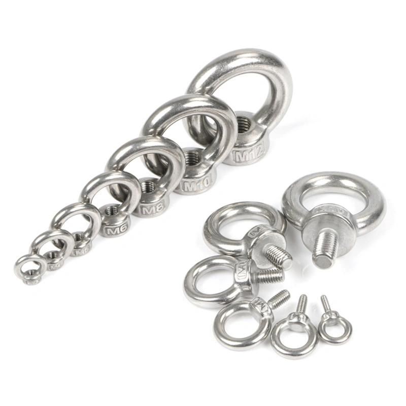 Stainless Steel 304 SS316 DIN582 Forged Lifing Galvanized Oval Eye Nut