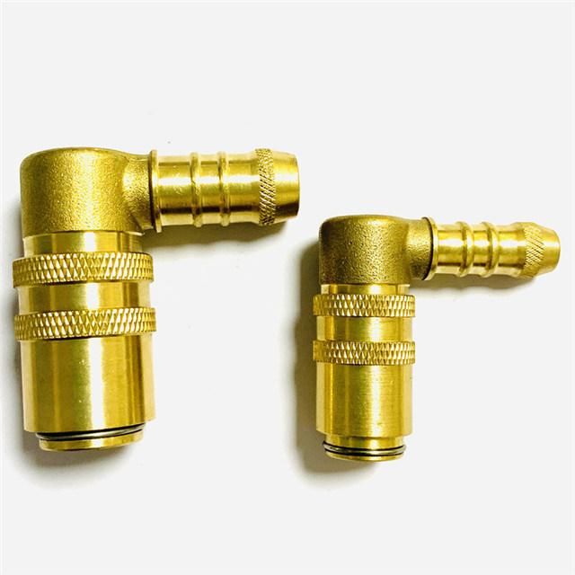 Brass Elbow Threaded Quick Coupling of Pipe Connector Fitting
