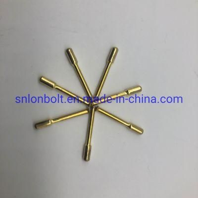 Hollow Rivet for Plug Socket Brass Nickel Plating