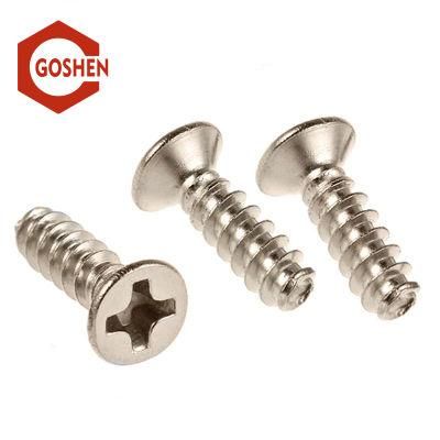 M4 Stainless Steel 304 Countersunk Flat Head Screws with Cross Recess A2 Csk Bolts
