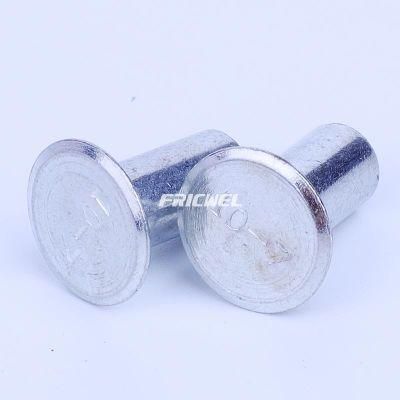 Flat Head Semi-Tubular Rivets Household Appliance Nickel Plated Rivet Wholesale 10*7