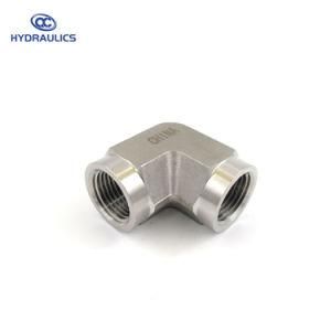 Female Pipe to Female Pipe Fittings/Stainless Steel 90 Elbow Adapter/Hydraulic Fittings