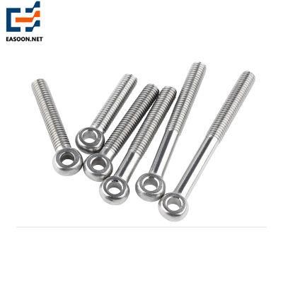 Full Thread Eyebolt 304 Bicycle Live Bolt M5 A2-70 Eye Screw