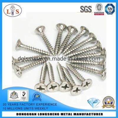 Durable Flat Head Pozi&#160; Cross Recessed Screw with Top Quality