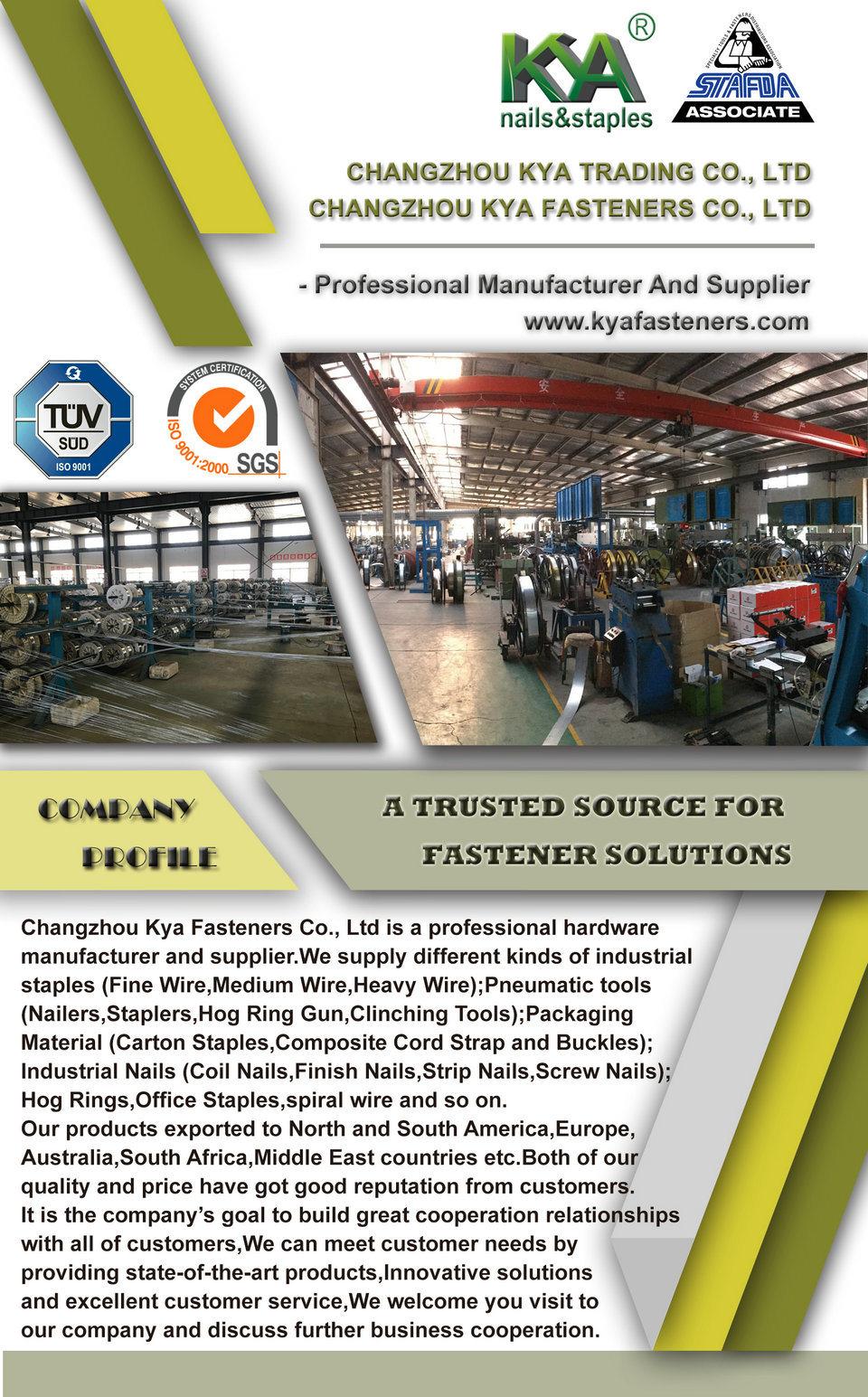 Jcf Series Corrugated Fasteners