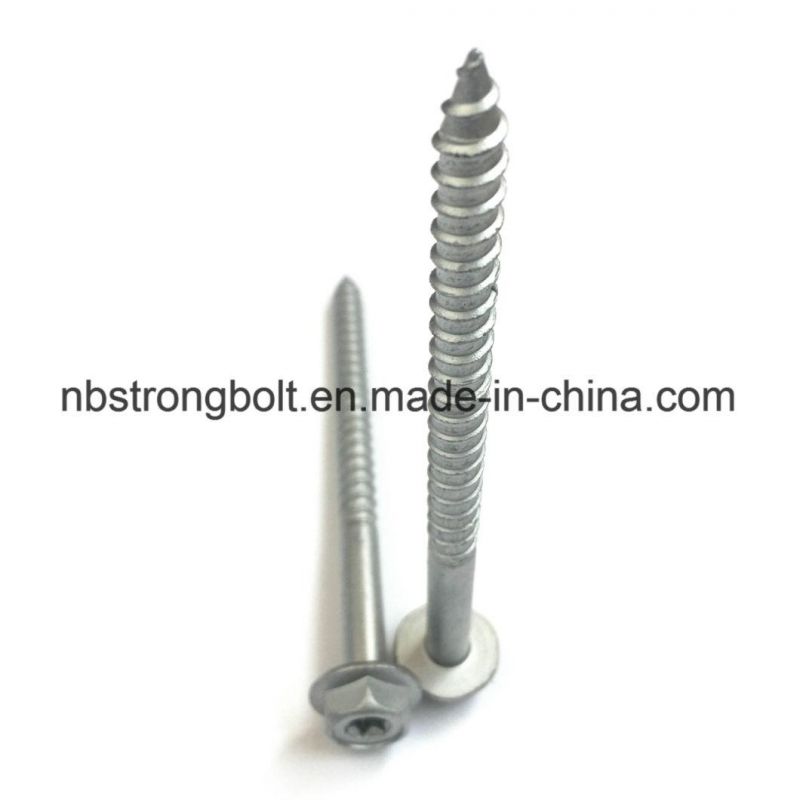 Hex Head Flange Self Drilling Screw with Zinc Plated