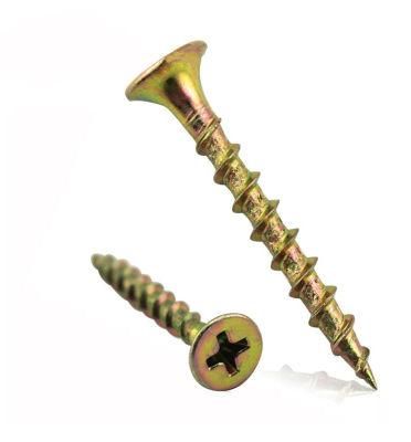 Yellow Zinc Pozi Self Tapping Wood Screw