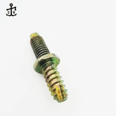 Galvanized Steel Non-Standard Double Threaded End Wood Dowel Screws Made in China