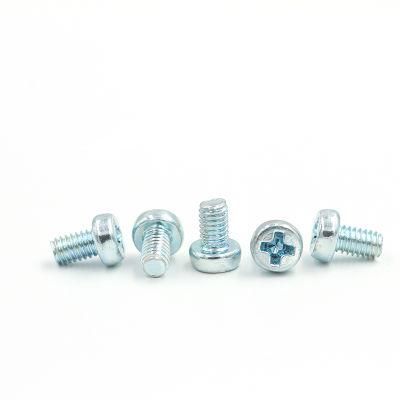 DIN7985 Stainless Steel 304 Pan Head Machine Screws Cross Recessed Pan Head Screw