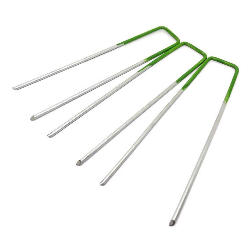 Vietnam Philippines Singapore Market/Artifikal Grass SOD Staple Stake Fence Staple Lawn U Type Turf Nail