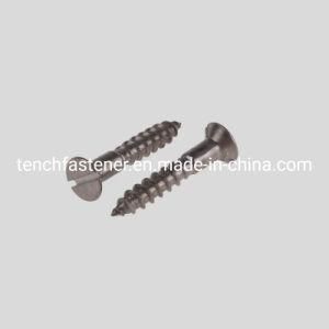 DIN97 Slotted Countersunk (Flat) Head Wood Screws (Stainless Steel)