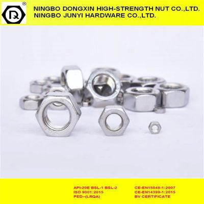 DIN934 Fasteners Zinc Plated Hex Nut by Carbon Steel