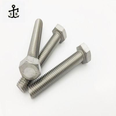 Factory Stainless Steel SUS304 A2-70 Auto Parts Hexagon Bolts DIN 933