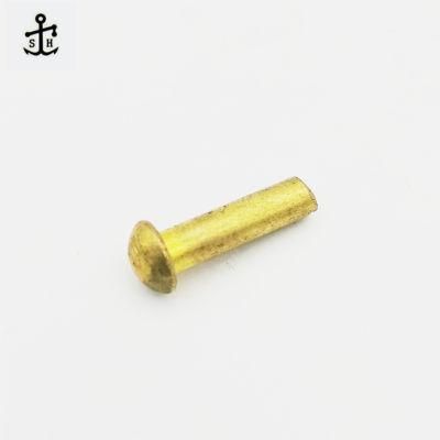Brass DIN6791 DIN660 Semi-Tubular and Solid Rivet Made in China