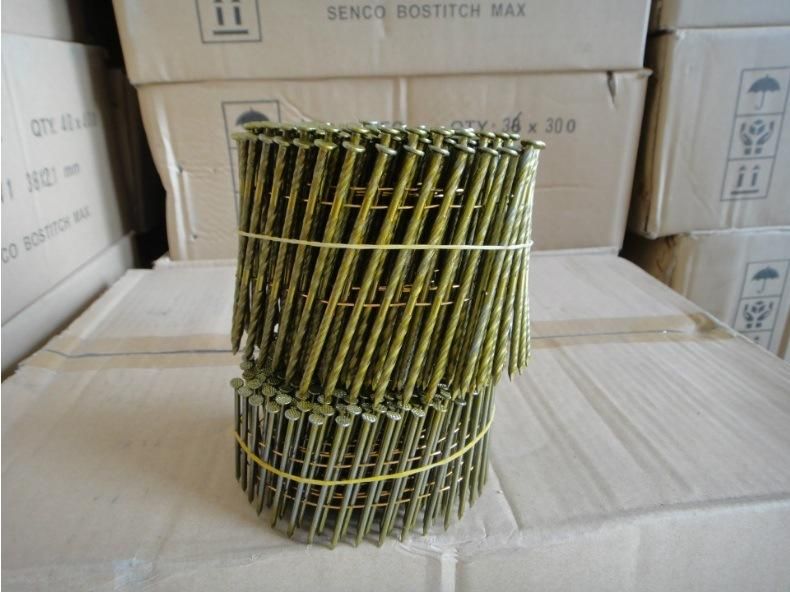 2.5mm X 65mm Twisted Shank Coil Nail for Making Pallet
