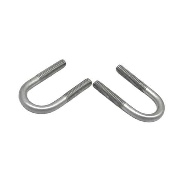 China Fastener M6 for Trucks Motorcycle Square U Bolt 304 316 Stainless Steel U Bolt