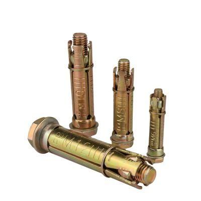 Color-Zinc Plated Shield Anchor 4PCS Fix Bolt with Washer and Bolt