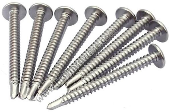 Stainless Steel Cross Recessed Truss Washer Head Self Drilling Screws