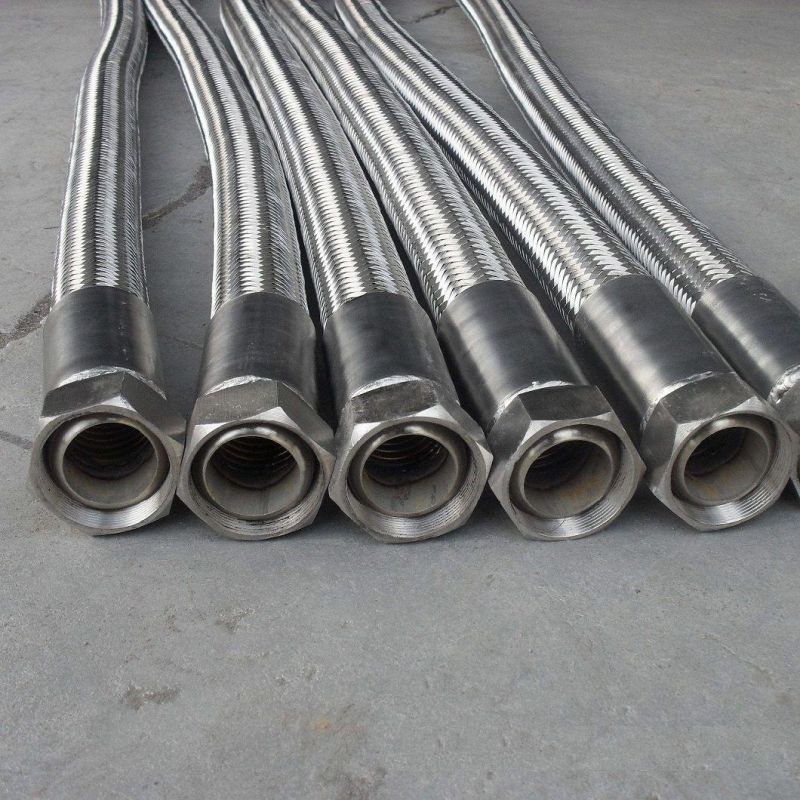 Flexible Metal Conduit Tubes Corrugated Galvanized Steel Pipe Flange Connection Flexible Hose