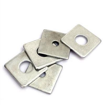 Zinc Plated Black Threaded Square Washer, Square Lock Washer