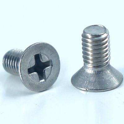 Customized DIN965 M2 M2.5 M3 M4 M5 M6 M7 M8 Metric Stainless Steel Cross Recessed Phillips Flat Countersunk Head Machine Screw