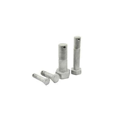 Hex Bolt DIN931 Screw HDG with Hole