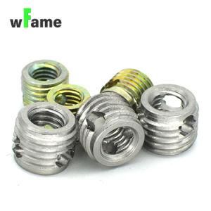 307 308 Series Stainless Steel Three Hole-Type Self-Tapping Thread Inserts Threaded Sleeve