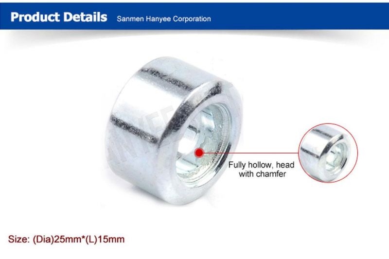 Industrial Accessories Cold Heading Smooth Chamfer Tubular Fixing