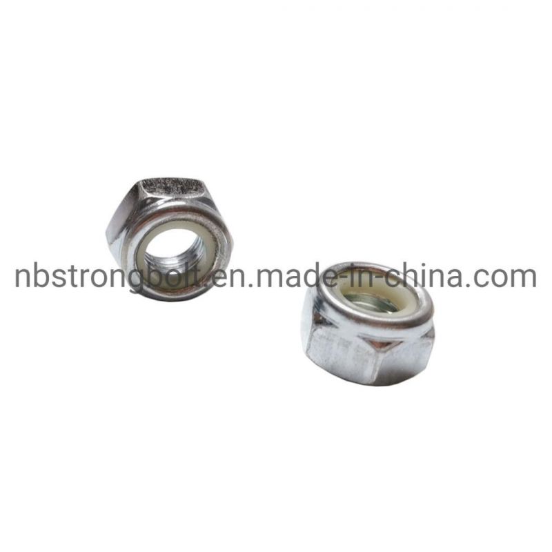 DIN985 Hex Nylon Nuts Class 10 with White Nylon