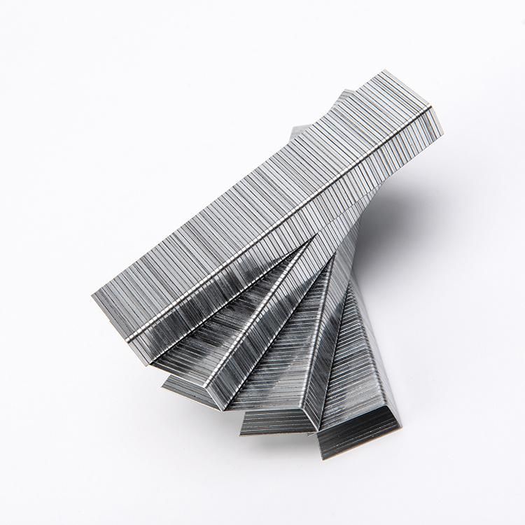 Top Quality Q235 Wire Smooth Shank Staples Dedicated to Cushion or Wooden Board 10j Series Staples
