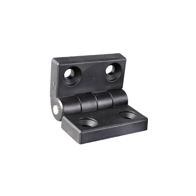 Various Models Heavy Duty Plastic Standard Black Hinge for Aluminium T Slot Accessories