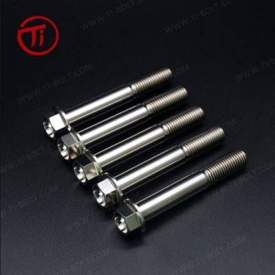 Titanium Hex Flange Head Bolts M8&times; 1.25p Forged Bolts