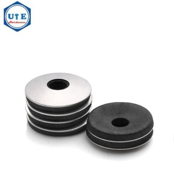 National Standard 304 Stainless Steel EPDM Composite Waterproof Washer Non-Slip Pad Drill Tail Gasket Hexagonal Special M5.5m6.3