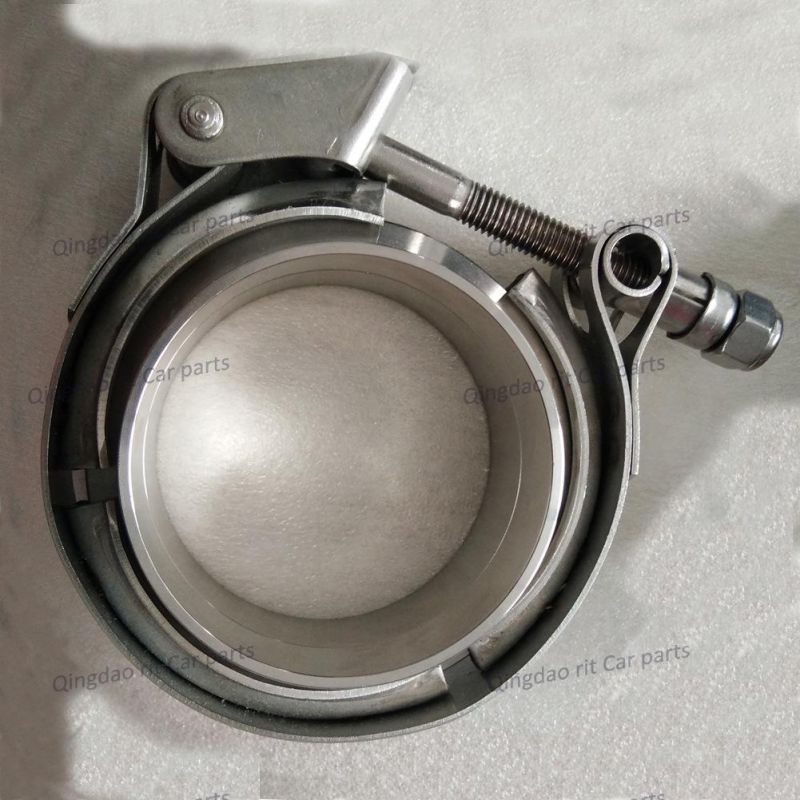 Quick Release V-Band Clamps 2PCS Male&Female Flange Kit