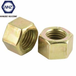 Zinc Yellow Plated Hex Structural Nuts ASTM A563 Dh A194 2h