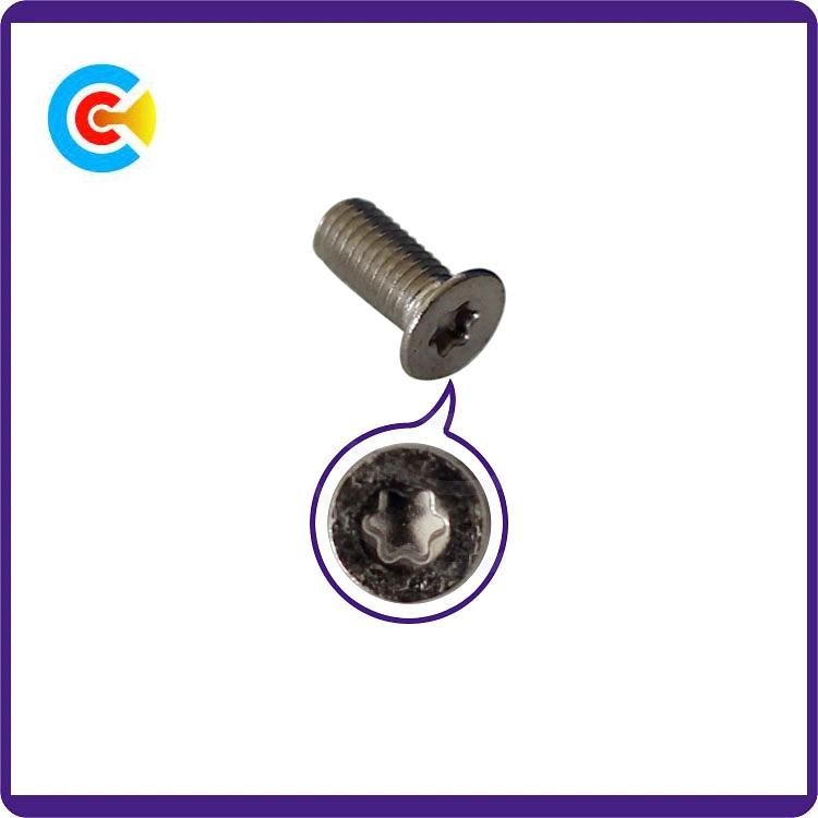 DIN/ANSI/BS/JIS Carbon-Steel/Stainless-Steel Galvanized Hand Twist Flange Hexagonal Furniture/Cabinets Fixed Screws