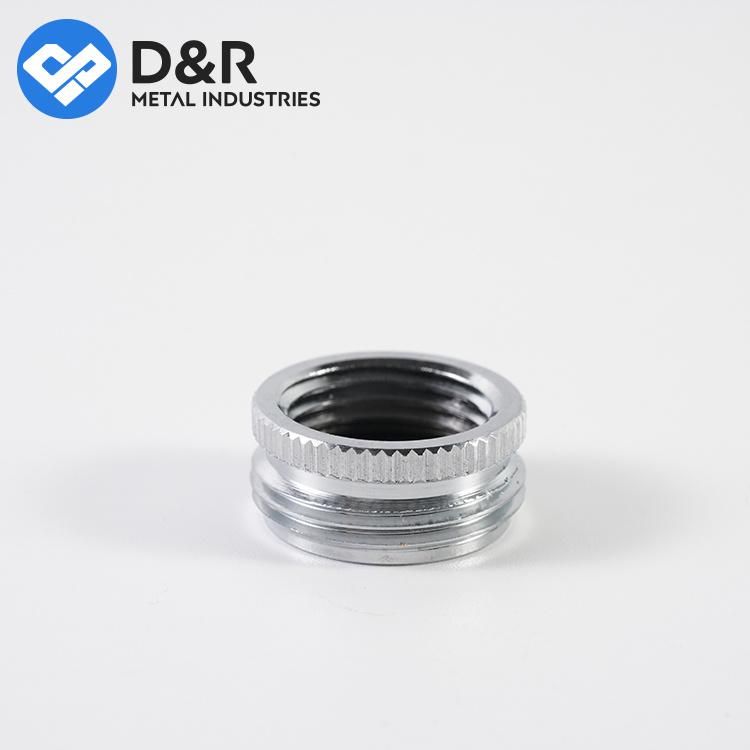 Solid Brass Hex M/F Thread Round Adapter Nipple Pipe Fitting