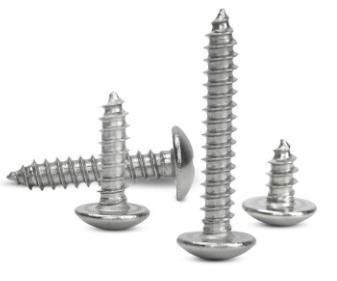 304 Stainless Steel Ta Large Flat Head Screw Large Round Head Self-Tapping Screw Cross Screw M3m3.5m4