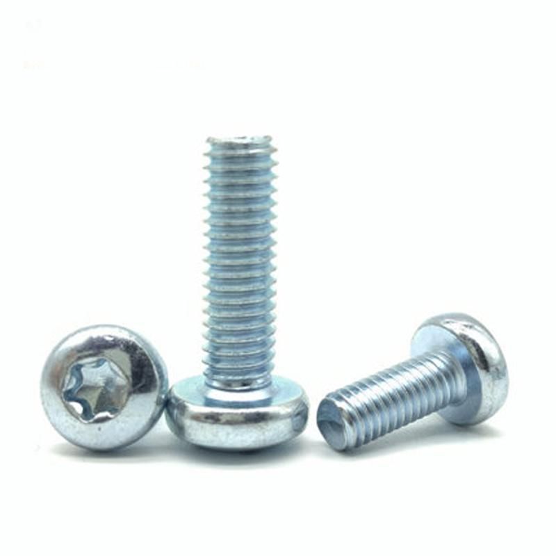 Grade 8.8 Galvanized Pan Head Torx Drive Screw GB2672 Round Head Torx Screw Anti Theft Bolt M3m4m5m6m8