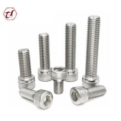 Customized Full Thread Hex Socket Cap Bolt A4-70 Allen Screw 304 Screw A2 Bolt A4 Bolt 316 Bolt