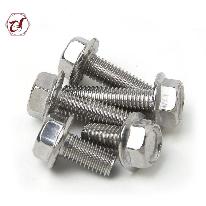 304 Stainless Steel Hexagon Flange Socket Head Bolt /DIN6921 Flange Bolt/Flange Bolt