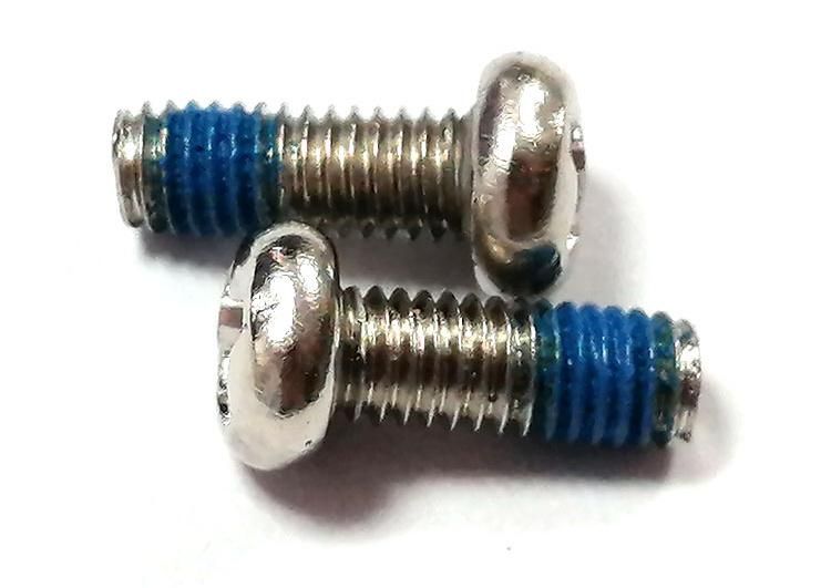 Stainless Steel 304 Cross Recessed Drive Pan Head Machine Screws with Nylon Patch