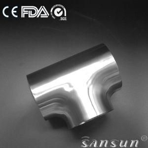Sanitary Stainless Steel Food Processing Hygienic DIN Welded Tee