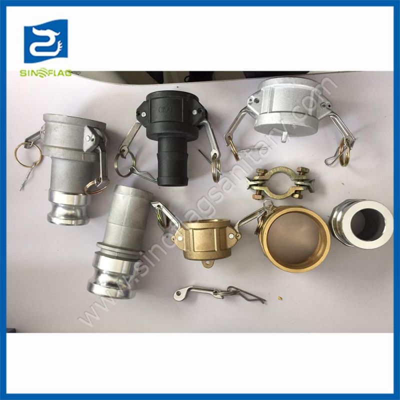 Brass Camlock Male Adapter Hose Connector Type E