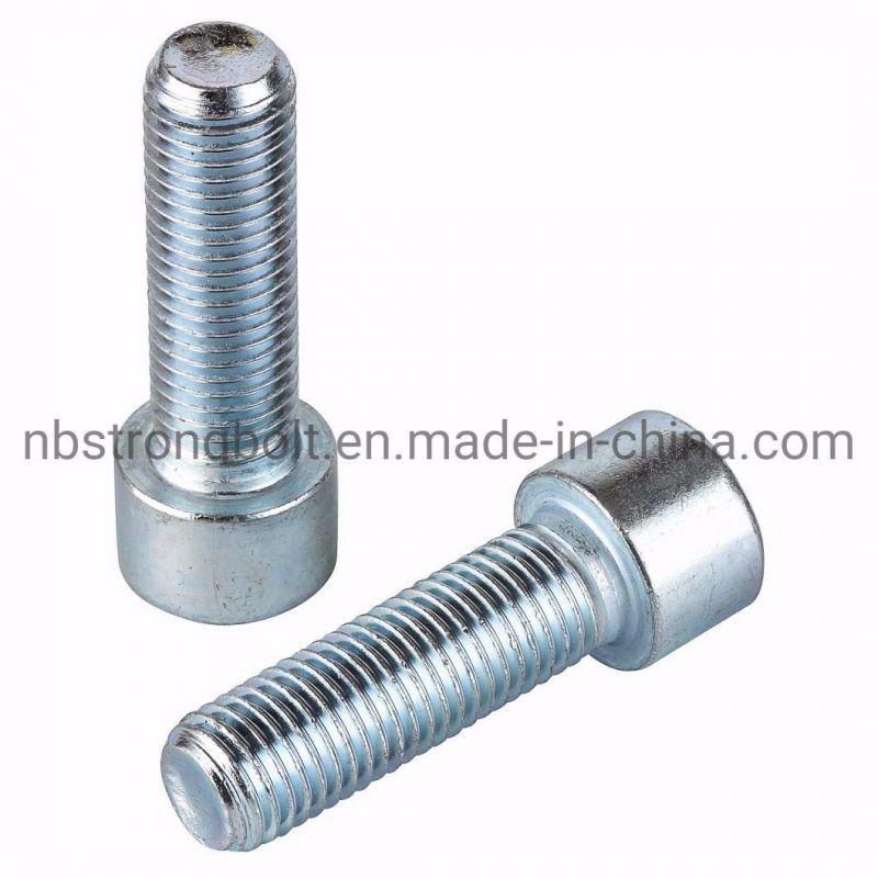 Fastener for Hexagaon Socket Bolt DIN912 Screw Grade 8.8 with White Zinc