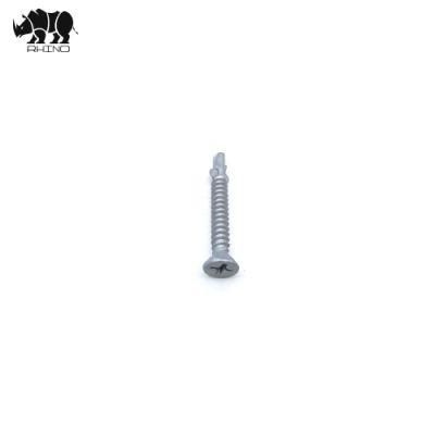 Phillips Drive Flat Csk Head with Wings Ruspert Coating Self Drilling Screws