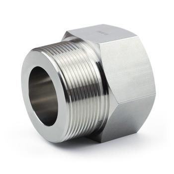 Stainless Steel Swagelok Type Instrumentation NPT Tube Pipe Fittings Hex Nipple Coupling Adapter