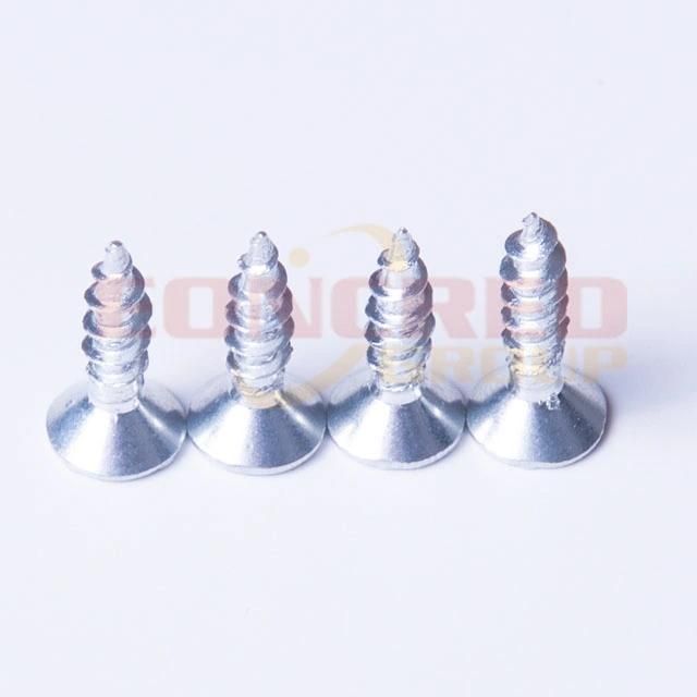 China Wholesale Self Tapping Chipboard Screw C1022 Yellow Zinc Plated Chipboard Screw