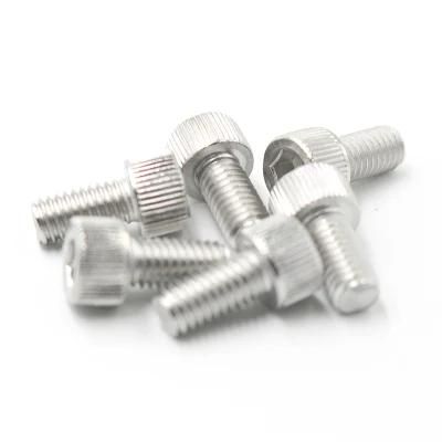 Stainless Steel 304 DIN912 Socket Cylinder Allen Hex Socket Head Cap Knurled Screw