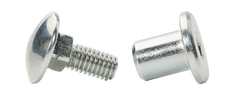 Customized Truss Steel Chicago Male Female Post Large Mushroom Screw